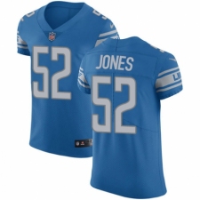 Men's Nike Detroit Lions #52 Christian Jones Blue Team Color Vapor Untouchable Elite Player NFL Jersey