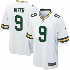 Men's Nike Green Bay Packers #9 DeShone Kizer Game White NFL Jersey