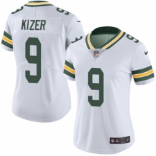Women's Nike Green Bay Packers #9 DeShone Kizer White Vapor Untouchable Limited Player NFL Jersey