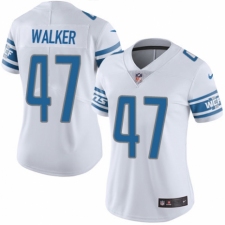 Women's Nike Detroit Lions #47 Tracy Walker White Vapor Untouchable Elite Player NFL Jersey