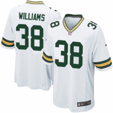 Men's Nike Green Bay Packers #38 Tramon Williams Game White NFL Jersey