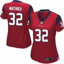Women's Nike Houston Texans #32 Tyrann Mathieu Game Red Alternate NFL Jersey