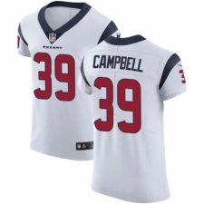 Men's Nike Houston Texans #39 Ibraheim Campbell White Vapor Untouchable Elite Player NFL Jersey