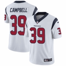 Men's Nike Houston Texans #39 Ibraheim Campbell White Vapor Untouchable Limited Player NFL Jersey
