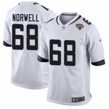 Men's Nike Jacksonville Jaguars #68 Andrew Norwell Game White NFL Jersey