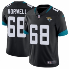 Men's Nike Jacksonville Jaguars #68 Andrew Norwell Teal Green Team Color Vapor Untouchable Limited Player NFL Jersey