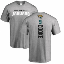 NFL Nike Jacksonville Jaguars #9 Logan Cooke Ash Backer T-Shirt