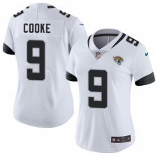 Women's Nike Jacksonville Jaguars #9 Logan Cooke White Vapor Untouchable Limited Player NFL Jersey