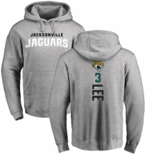 NFL Nike Jacksonville Jaguars #3 Tanner Lee Ash Backer Pullover Hoodie