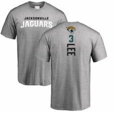 NFL Nike Jacksonville Jaguars #3 Tanner Lee Ash Backer T-Shirt