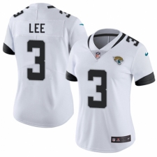 Women's Nike Jacksonville Jaguars #3 Tanner Lee White Vapor Untouchable Elite Player NFL Jersey