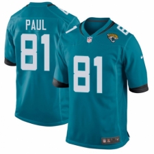 Men's Nike Jacksonville Jaguars #81 Niles Paul Game Black Alternate NFL Jersey