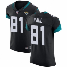 Men's Nike Jacksonville Jaguars #81 Niles Paul Teal Green Team Color Vapor Untouchable Elite Player NFL Jersey