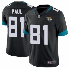 Men's Nike Jacksonville Jaguars #81 Niles Paul Teal Green Team Color Vapor Untouchable Limited Player NFL Jersey