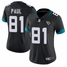Women's Nike Jacksonville Jaguars #81 Niles Paul Teal Green Team Color Vapor Untouchable Elite Player NFL Jersey