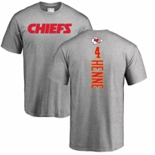 NFL Nike Kansas City Chiefs #4 Chad Henne Ash Backer T-Shirt
