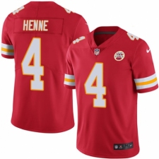 Youth Nike Kansas City Chiefs #4 Chad Henne Red Team Color Vapor Untouchable Limited Player NFL Jersey