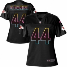 Women's Nike Kansas City Chiefs #44 Dorian O'Daniel Game Black Fashion NFL Jersey