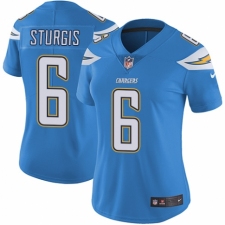 Women's Nike Los Angeles Chargers #6 Caleb Sturgis Electric Blue Alternate Vapor Untouchable Elite Player NFL Jersey