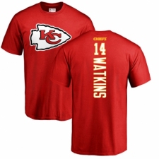 NFL Nike Kansas City Chiefs #14 Sammy Watkins Red Backer T-Shirt