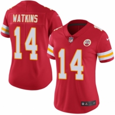 Women's Nike Kansas City Chiefs #14 Sammy Watkins Red Team Color Vapor Untouchable Limited Player NFL Jersey