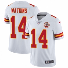 Youth Nike Kansas City Chiefs #14 Sammy Watkins White Vapor Untouchable Limited Player NFL Jersey
