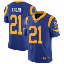 Youth Nike Los Angeles Rams #21 Aqib Talib Royal Blue Alternate Vapor Untouchable Limited Player NFL Jersey