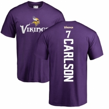 NFL Nike Minnesota Vikings #7 Daniel Carlson Purple Backer T-Shirt