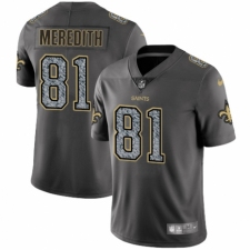 Youth Nike New Orleans Saints #81 Cameron Meredith Gray Static Vapor Untouchable Limited NFL Jersey