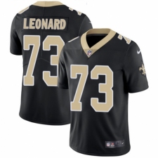 Youth Nike New Orleans Saints #73 Rick Leonard Black Team Color Vapor Untouchable Limited Player NFL Jersey