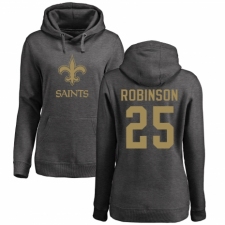 NFL Women's Nike New Orleans Saints #25 Patrick Robinson Ash One Color Pullover Hoodie