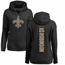 NFL Women's Nike New Orleans Saints #25 Patrick Robinson Black Backer Pullover Hoodie