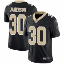 Men's Nike New Orleans Saints #30 Natrell Jamerson Black Team Color Vapor Untouchable Limited Player NFL Jersey