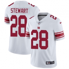 Men's Nike New York Giants #28 Jonathan Stewart White Vapor Untouchable Limited Player NFL Jersey