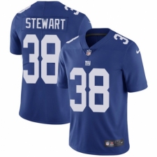 Men's Nike New York Giants #38 Jonathan Stewart Royal Blue Team Color Vapor Untouchable Limited Player NFL Jersey
