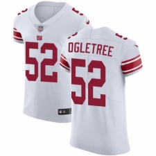 Men's Nike New York Giants #52 Alec Ogletree White Vapor Untouchable Elite Player NFL Jersey