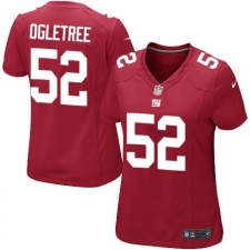 Women's Nike New York Giants #52 Alec Ogletree Game Red Alternate NFL Jersey