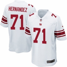 Men's Nike New York Giants #71 Will Hernandez Game White NFL Jersey