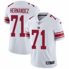 Men's Nike New York Giants #71 Will Hernandez White Vapor Untouchable Limited Player NFL Jersey