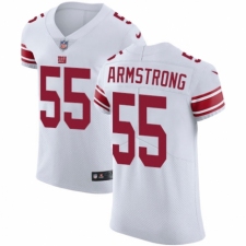 Men's Nike New York Giants #55 Ray-Ray Armstrong White Vapor Untouchable Elite Player NFL Jersey