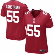 Women's Nike New York Giants #55 Ray-Ray Armstrong Game Red Alternate NFL Jersey
