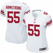 Women's Nike New York Giants #55 Ray-Ray Armstrong Game White NFL Jersey