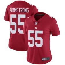 Women's Nike New York Giants #55 Ray-Ray Armstrong Red Alternate Vapor Untouchable Limited Player NFL Jersey