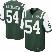 Men's Nike New York Jets #54 Avery Williamson Game Green Team Color NFL Jersey