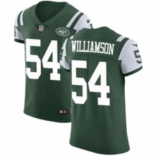 Men's Nike New York Jets #54 Avery Williamson Green Team Color Vapor Untouchable Elite Player NFL Jersey