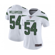 Women's New York Jets #54 Avery Williamson White Vapor Untouchable Limited Player Football Jersey