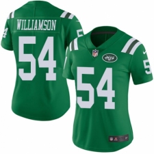 Women's Nike New York Jets #54 Avery Williamson Limited Green Rush Vapor Untouchable NFL Jersey