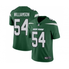 Youth New York Jets #54 Avery Williamson Green Team Color Vapor Untouchable Limited Player Football Jersey
