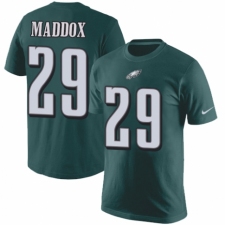 Nike Philadelphia Eagles #29 Avonte Maddox Green Rush Pride Name & Number T-Shirt