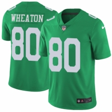 Men's Nike Philadelphia Eagles #80 Markus Wheaton Limited Green Rush Vapor Untouchable NFL Jersey